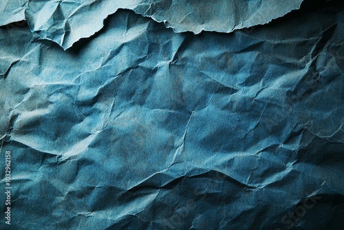 A blue paper with a rough texture