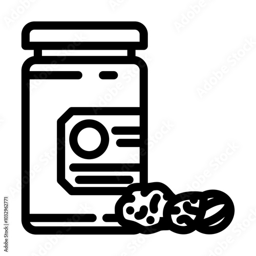 triphala ayurveda line icon vector. triphala ayurveda sign. isolated contour symbol black illustration