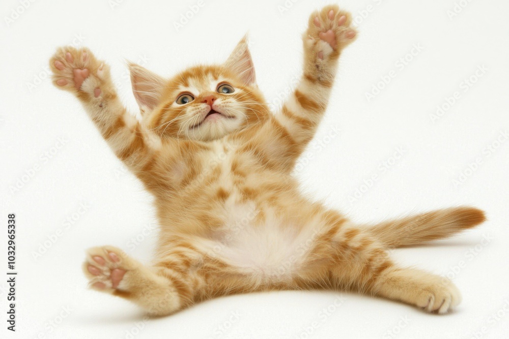 Obraz premium Orange Tabby Cat in Sunshine