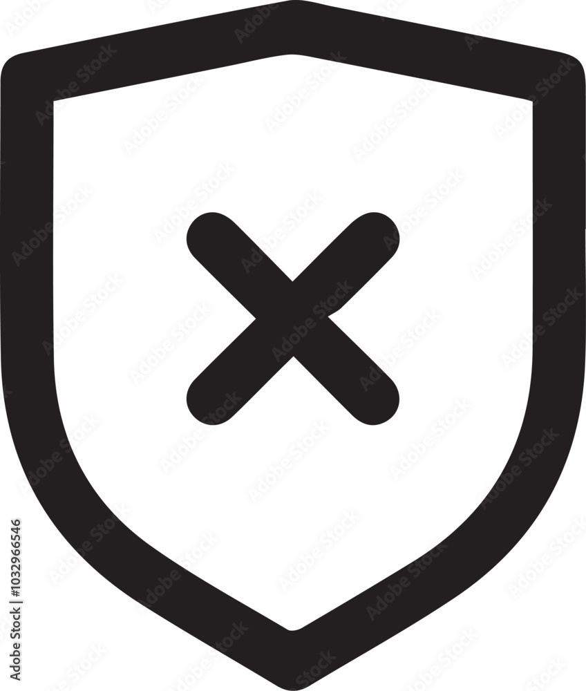 Fototapeta premium Warning signal icon symbol vector image 