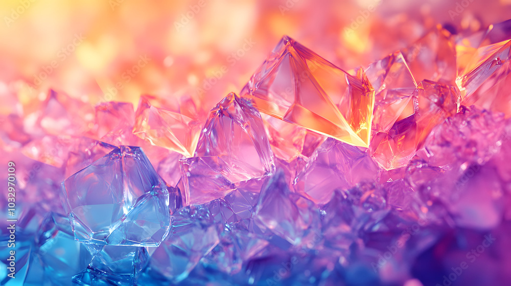 Vibrant Abstract Pastel Background with Intricate Low Poly Design Elements Enhancing Visual Depth Vibrant Abstract Pastel Background with Intricate Low Poly Design Elements Enhancing Visual Depth