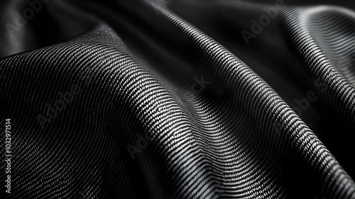 Wallpaper Mural Abstract 3D Black and White Wavy Lines Background Torontodigital.ca