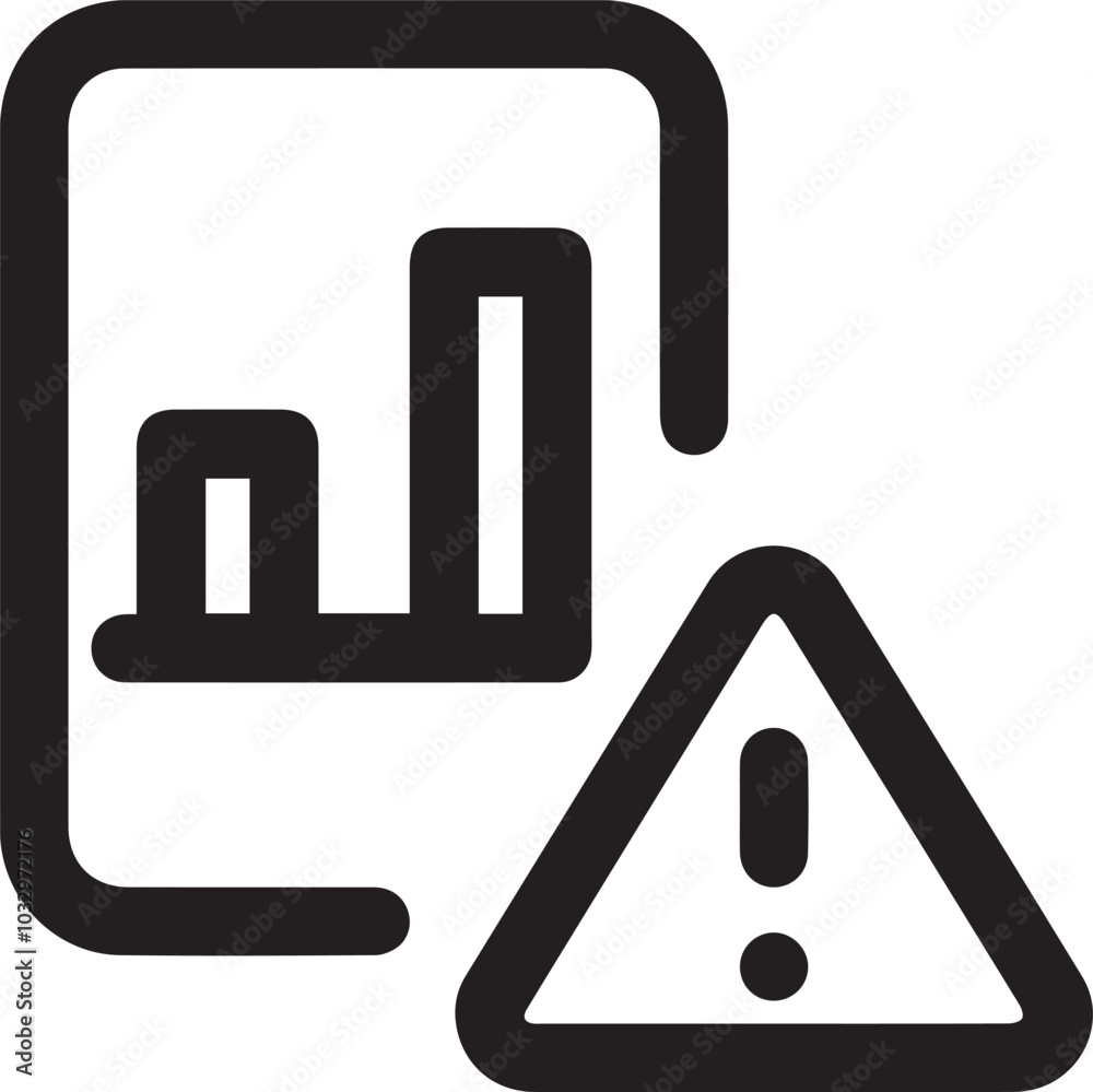 Warning signal icon symbol vector image
Warning signal icon symbol vector image