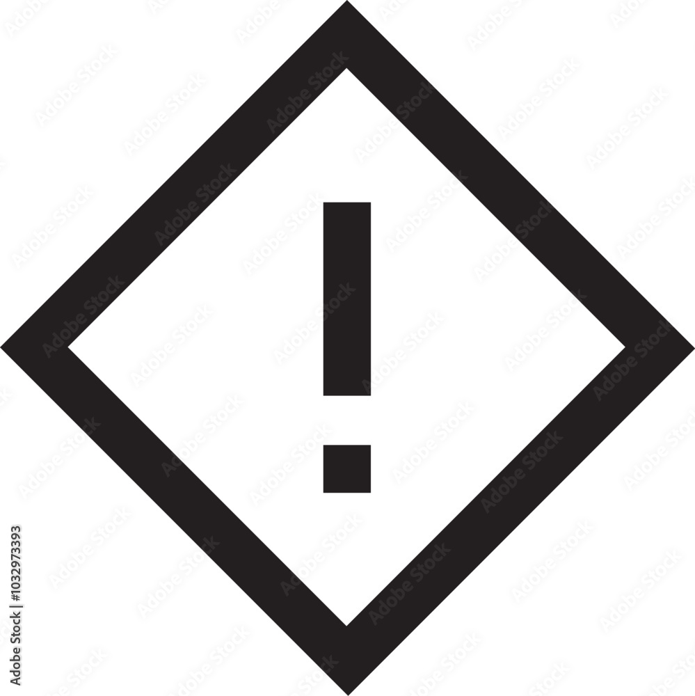 Warning signal icon symbol vector image
Warning signal icon symbol vector image