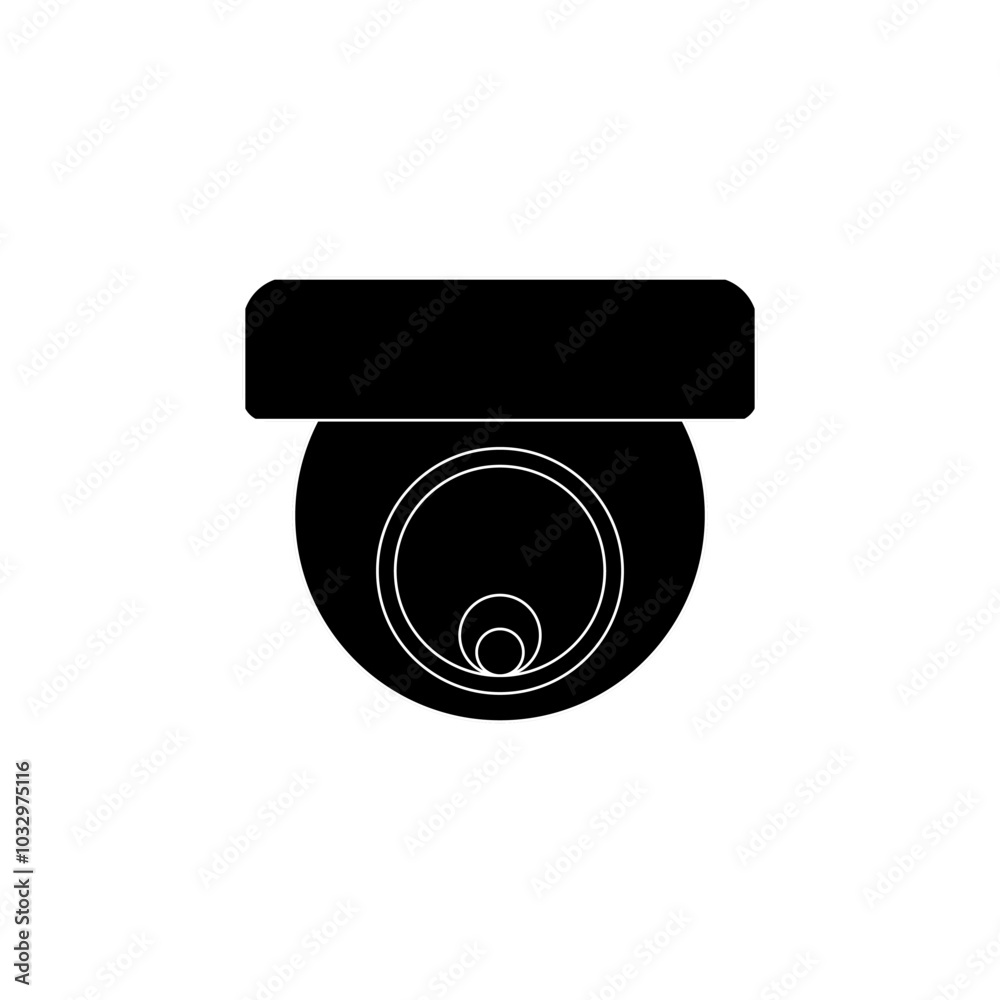 Security camera cctv icon Vector Illustration Security camera cctv icon Vector Illustration