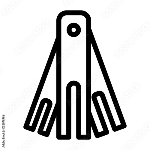 pleating tool dressmaking fashion line icon vector. pleating tool dressmaking fashion sign. isolated contour symbol black illustration