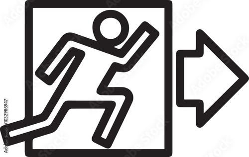 Warning signal icon symbol vector image 