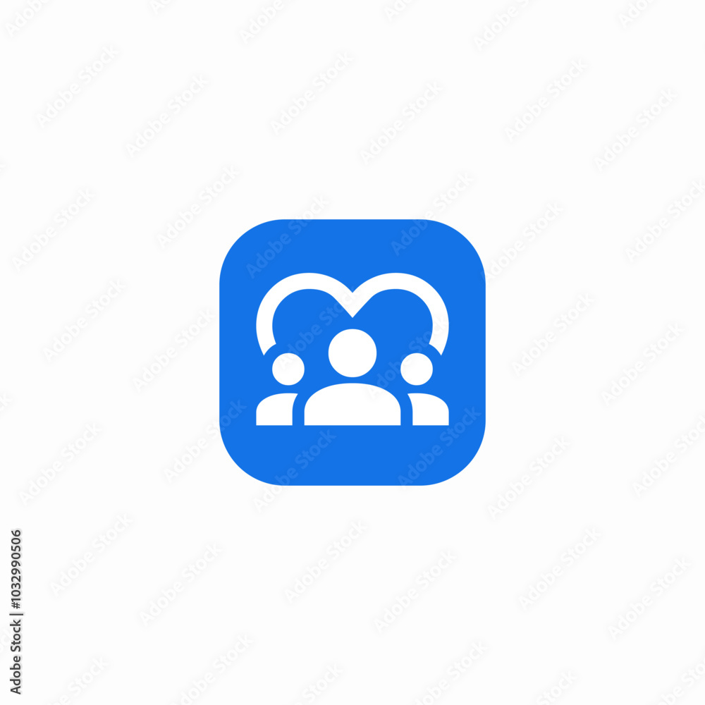 love group unity icon sign vector love group unity icon sign vector