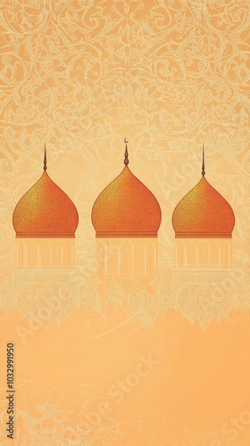 Three Domes of a Mosque.