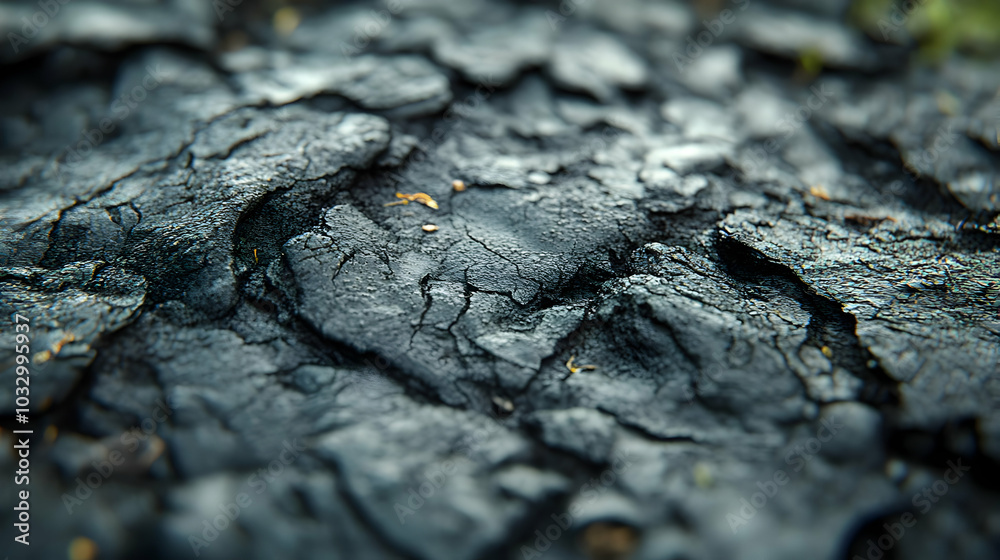 Close Up of Black Cracked Bark Realistic Image Close Up of Black Cracked Bark Realistic Image