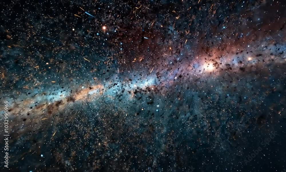 Travelling Through Dense Starfield in Outer Space Loop Travelling Through Dense Starfield in Outer Space Loop