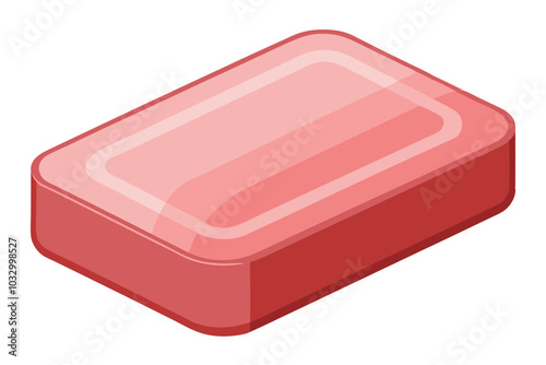  A Bar of Soap on vector art illustration photo