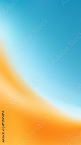 Warm and inviting abstract background with a vertical flowing orange wave.