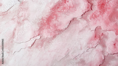 a close-up, top-down view of watercolor texture background: a single pink watercolor wash applied on flat textured paper, texture background