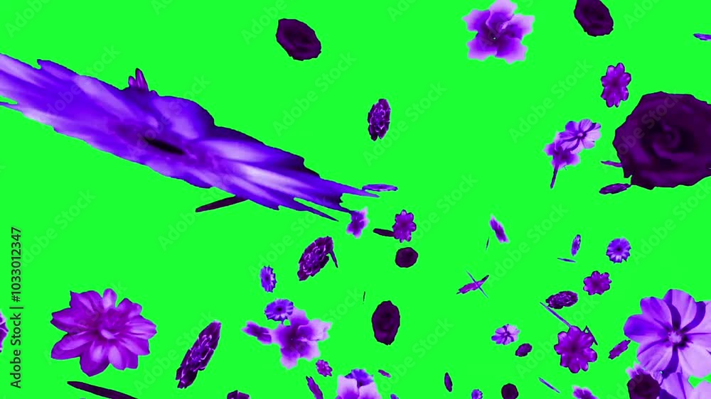 transition flower green screen background transition flower green screen background