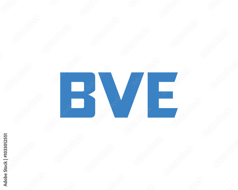 BVE logo design vector template. BVE BVE logo design vector template. BVE
