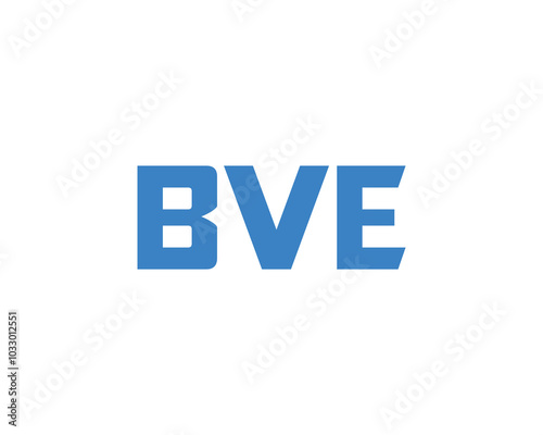 Free Download BVE logo design vector template. BVE - GFXLoad