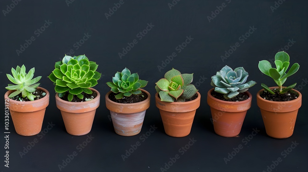 Fototapeta premium plants pots