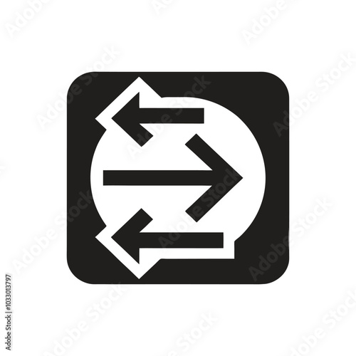 Bulk Transfer In Vector Icon, Transfer Swap Icon