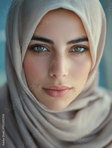 Serene Eyes and Hijab