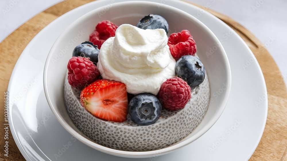 Chia Seed Pudding Meal Ready for Healthy Eating and Enjoyment Chia Seed Pudding Meal Ready for Healthy Eating and Enjoyment