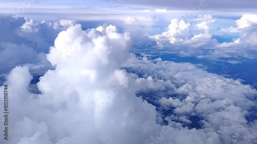 Blue sky and clouds