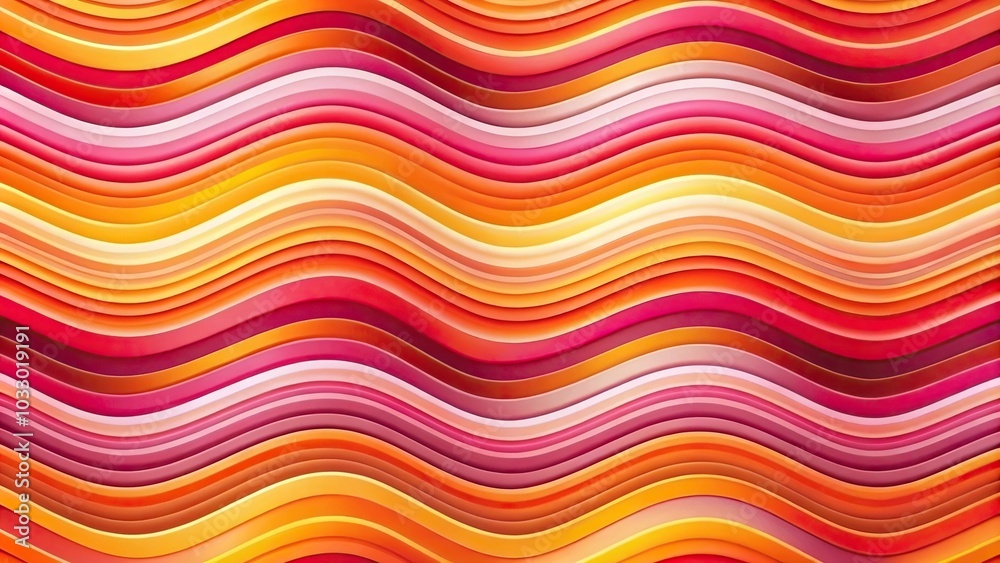 Abstract colorful wave pattern in shades of pink, orange, and yellow Abstract colorful wave pattern in shades of pink, orange, and yellow