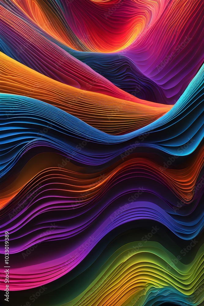abstract colorful wave background abstract colorful wave background
