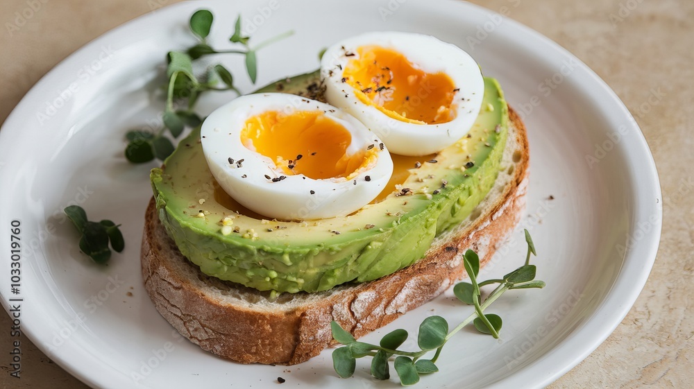 Delicious Toast with Fresh Toppings Perfect for Breakfast or Brunch Delicious Toast with Fresh Toppings Perfect for Breakfast or Brunch