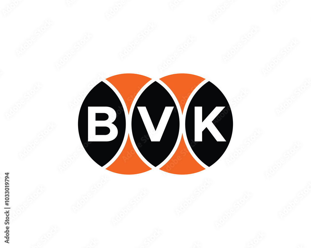 BVK logo design vector template. BVK BVK logo design vector template. BVK