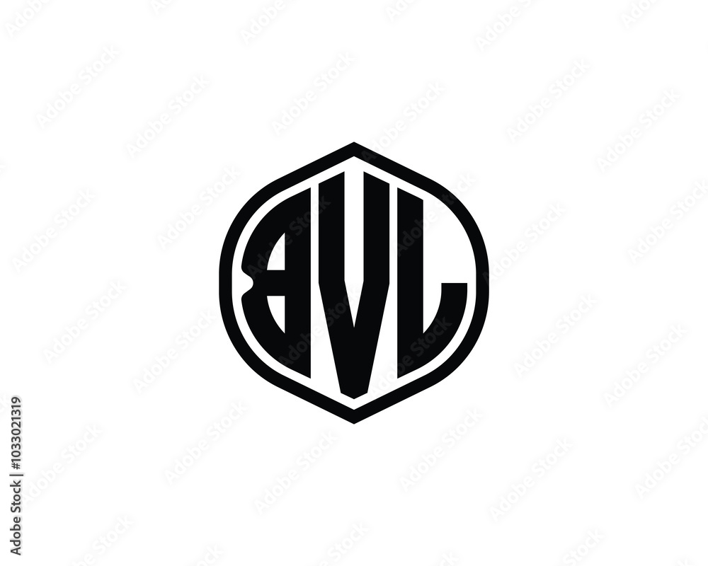 BVL logo design vector template. BVL