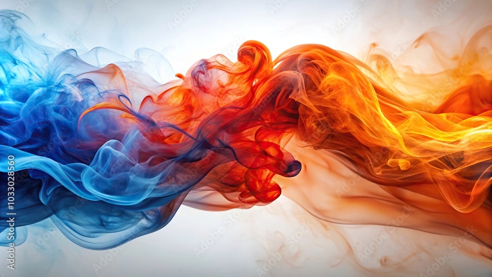 Colorful swirling stream Colorful swirling stream