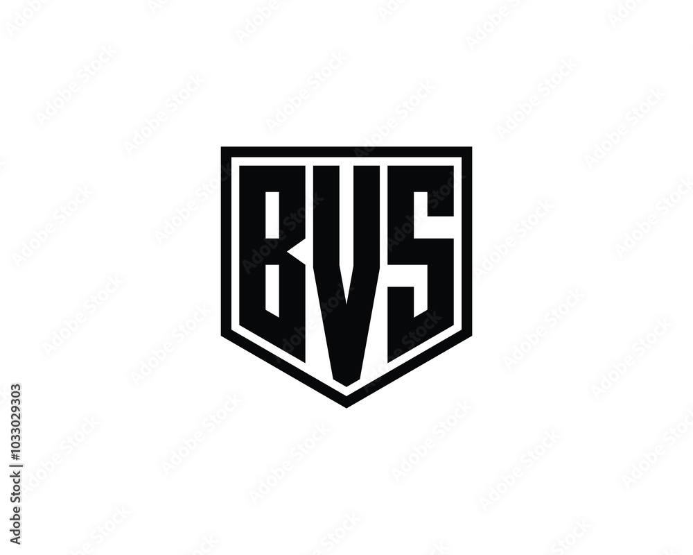 BVS logo design vector template. BVS BVS logo design vector template. BVS