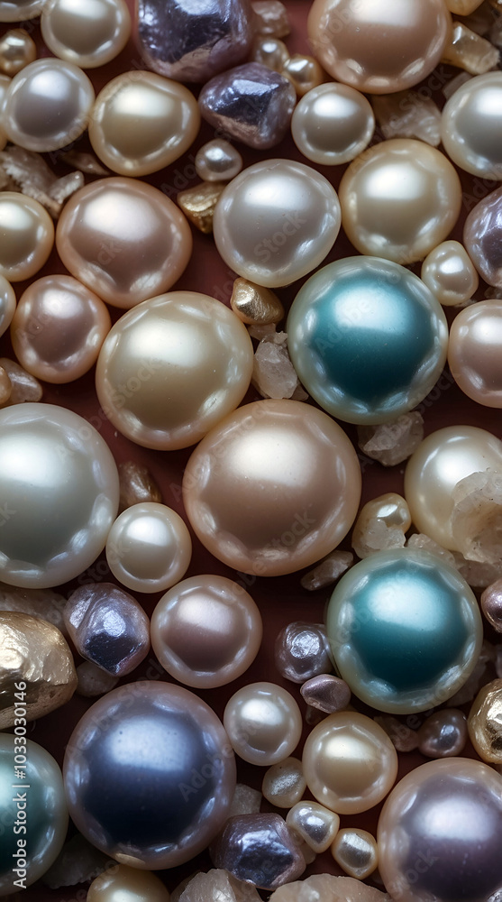 Lustrous Collection Of Colorful Pearls And Iridescent Gemstones Creating A Mesmerizing Array Of Smooth Spherical Textures And Organic Forms Lustrous Collection Of Colorful Pearls And Iridescent Gemstones Creating A Mesmerizing Array Of Smooth Spherical Textures And Organic Forms