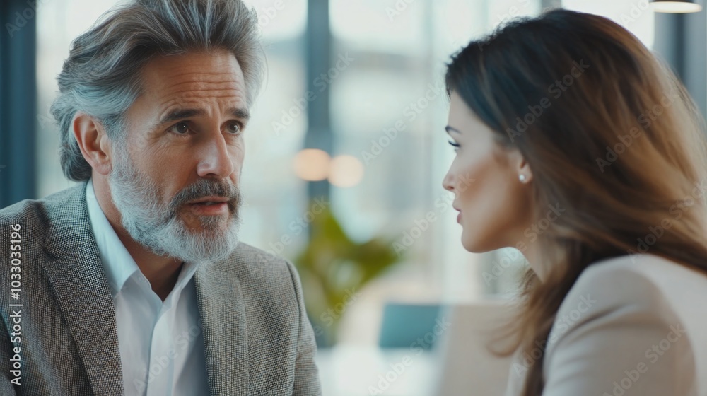 Obraz premium Business Interaction in Conference Room