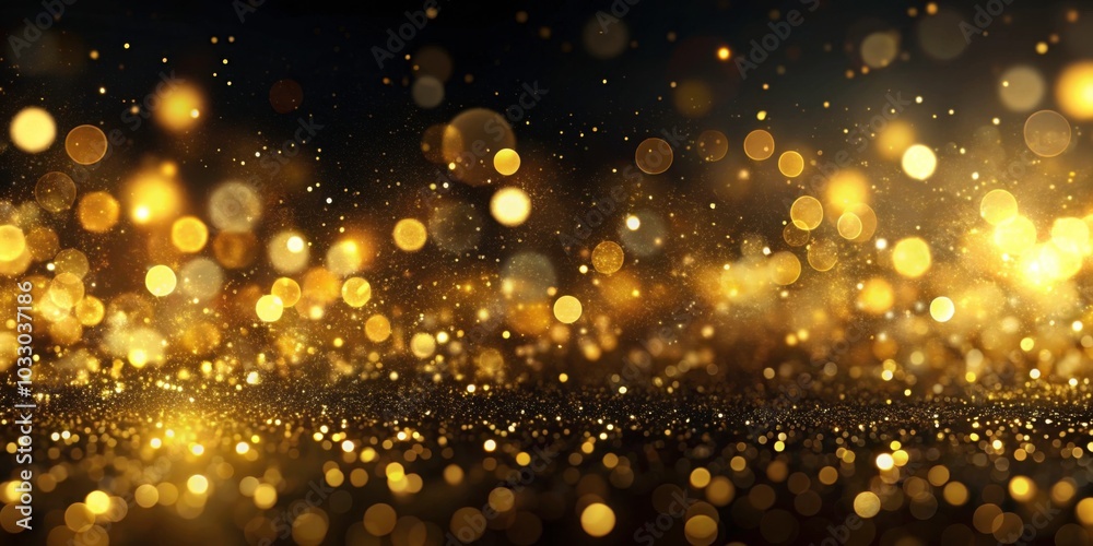 Beautiful golden bokeh particles abstract light on black background, golden, bokeh, particles, abstract, light, black Beautiful golden bokeh particles abstract light on black background, golden, bokeh, particles, abstract, light, black