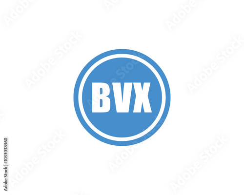 BVX Logo design vector template. BVX