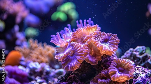 coral under sea