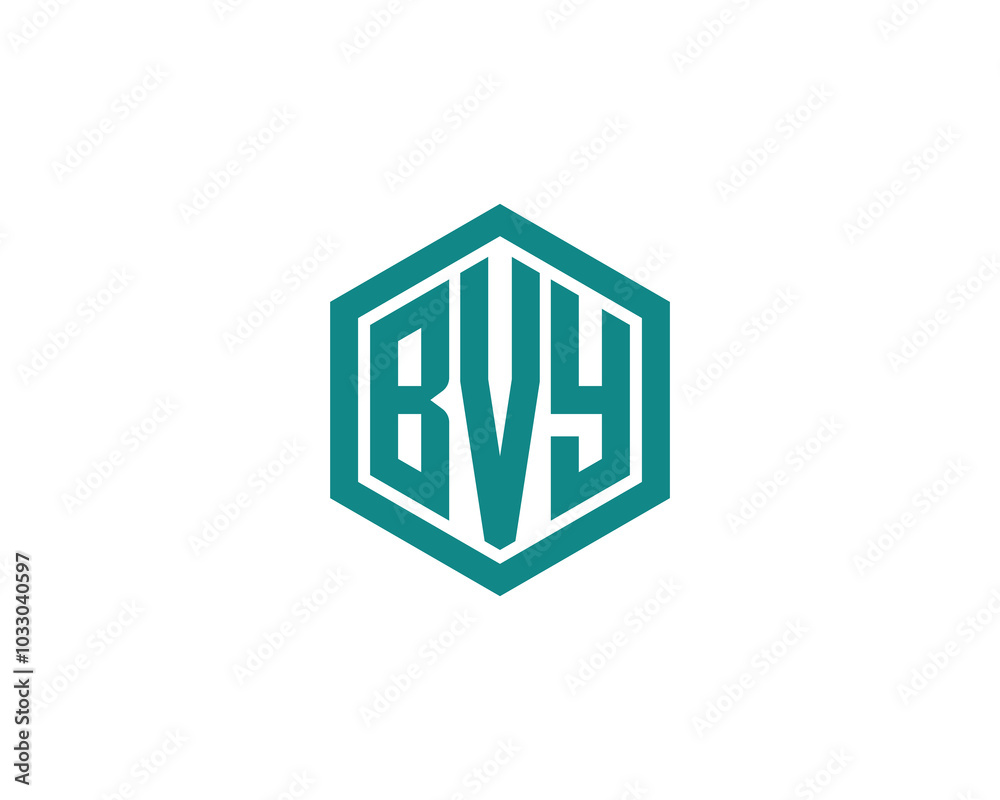 BVY logo design vector template. BVY BVY logo design vector template. BVY