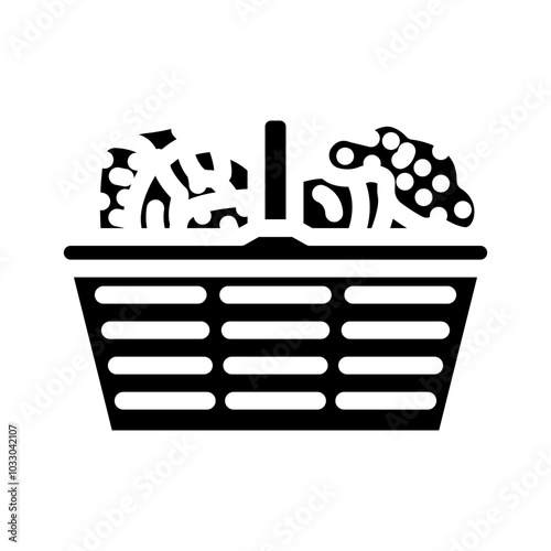 plant based nutrition vegan food glyph icon vector. plant based nutrition vegan food sign. isolated symbol illustration