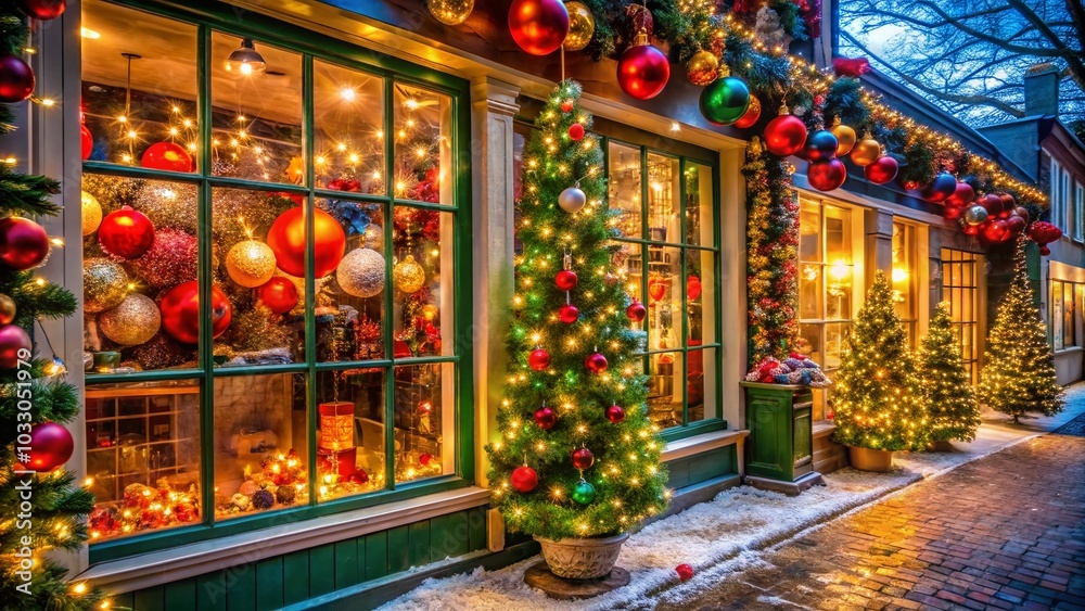 Captivating Christmas Countdown: Storefronts Adorned for the Holiday Season Captivating Christmas Countdown: Storefronts Adorned for the Holiday Season
