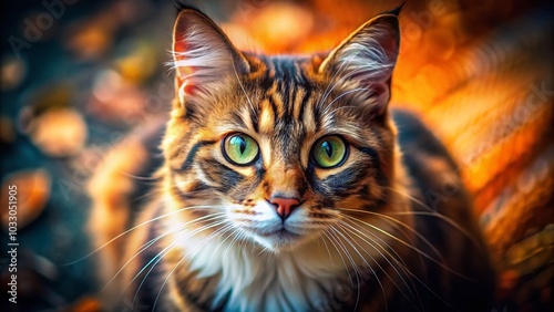 Captivating Cat Portraits: Close-Up Shots of Adorable Felines for Pet Lovers