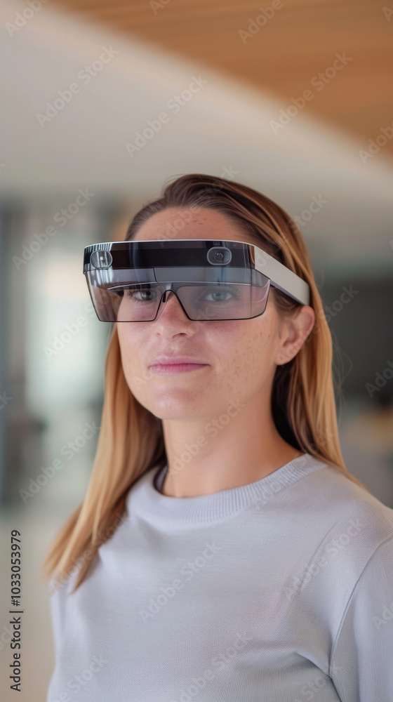 Person wearing smart glasses interacting with augmented reality in modern setting. The immersive experience of wearable tech for digital environments and simulations. Smart eyewear technology. Person wearing smart glasses interacting with augmented reality in modern setting. The immersive experience of wearable tech for digital environments and simulations. Smart eyewear technology.