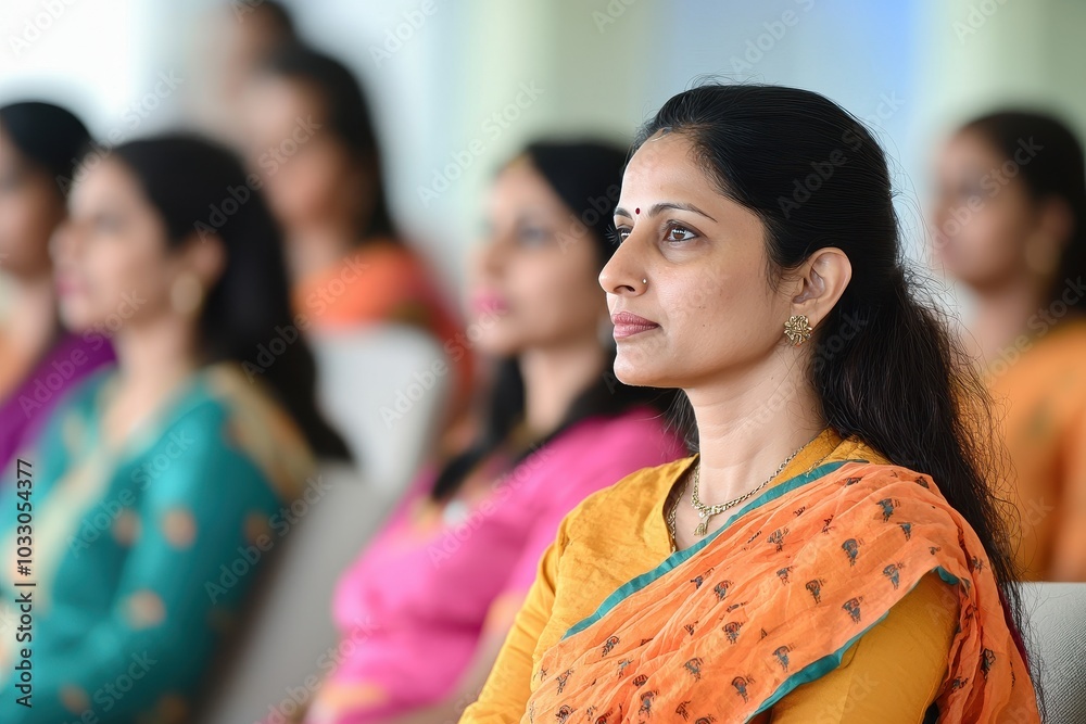 Indian women leaders from various industries gathered for an empowerment seminar, sharing strategies for professional growth, leadership, and collaboration to drive success and change in business. Indian women leaders from various industries gathered for an empowerment seminar, sharing strategies for professional growth, leadership, and collaboration to drive success and change in business.