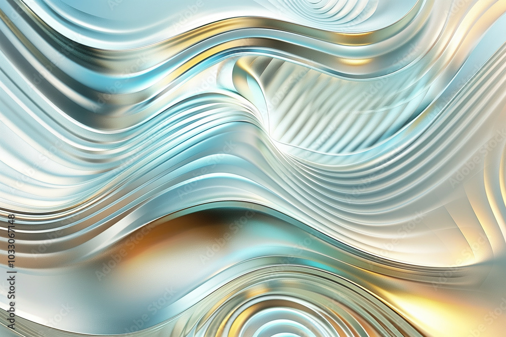 abstract background 3d wallpaper Wavy 3D lines in metallic and glass textures. abstract background 3d wallpaper Wavy 3D lines in metallic and glass textures.