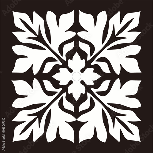 Laser pattern. Set of decorative vector panels for laser cutting cnc