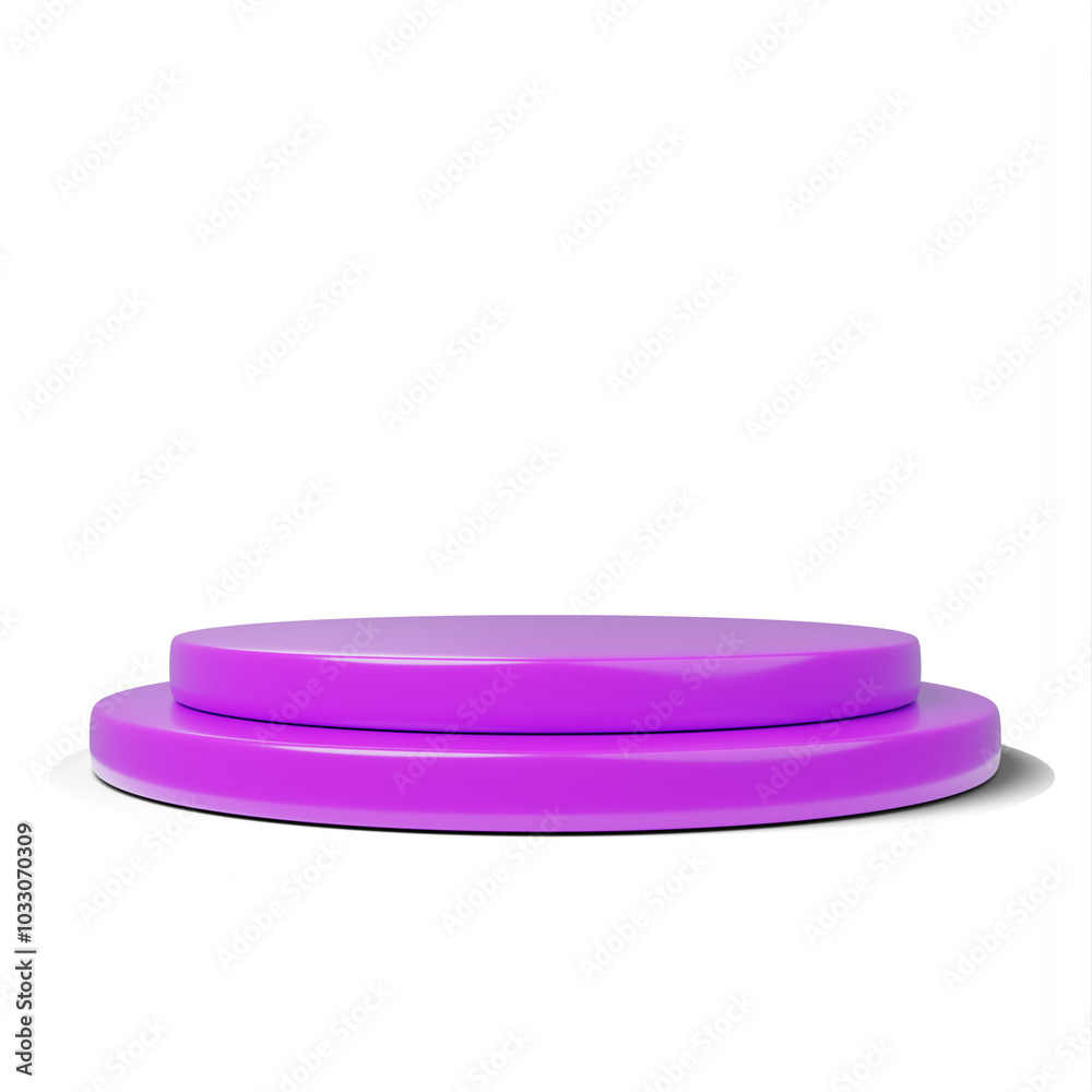 3d rendering of pink podium isolated 3d rendering of pink podium isolated