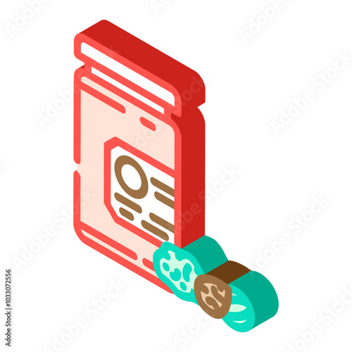 triphala ayurveda isometric icon vector. triphala ayurveda sign. isolated symbol illustration