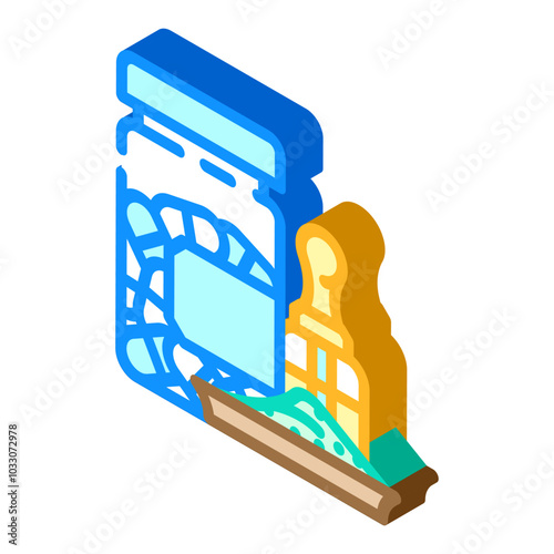 ayurvedic supplements ayurveda isometric icon vector. ayurvedic supplements ayurveda sign. isolated symbol illustration