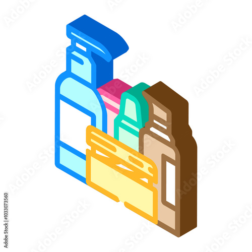 natural skincare ayurveda isometric icon vector. natural skincare ayurveda sign. isolated symbol illustration